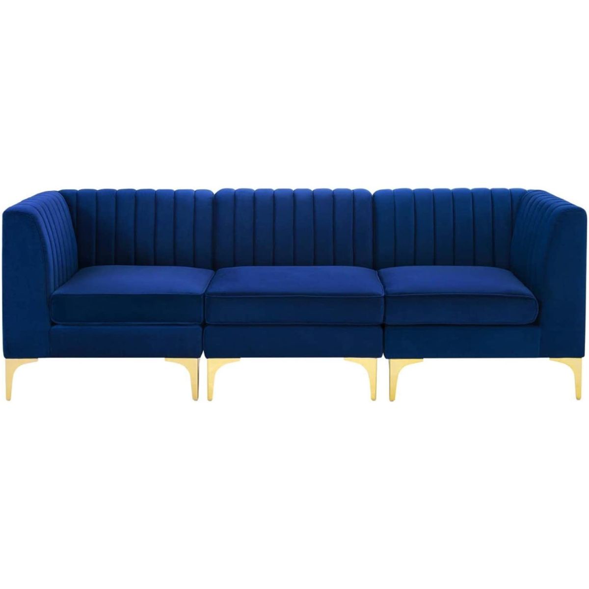 CENTRAL DECCO - SOFA MODULAR 3 CUERPOS ZAID AZUL NOCHE