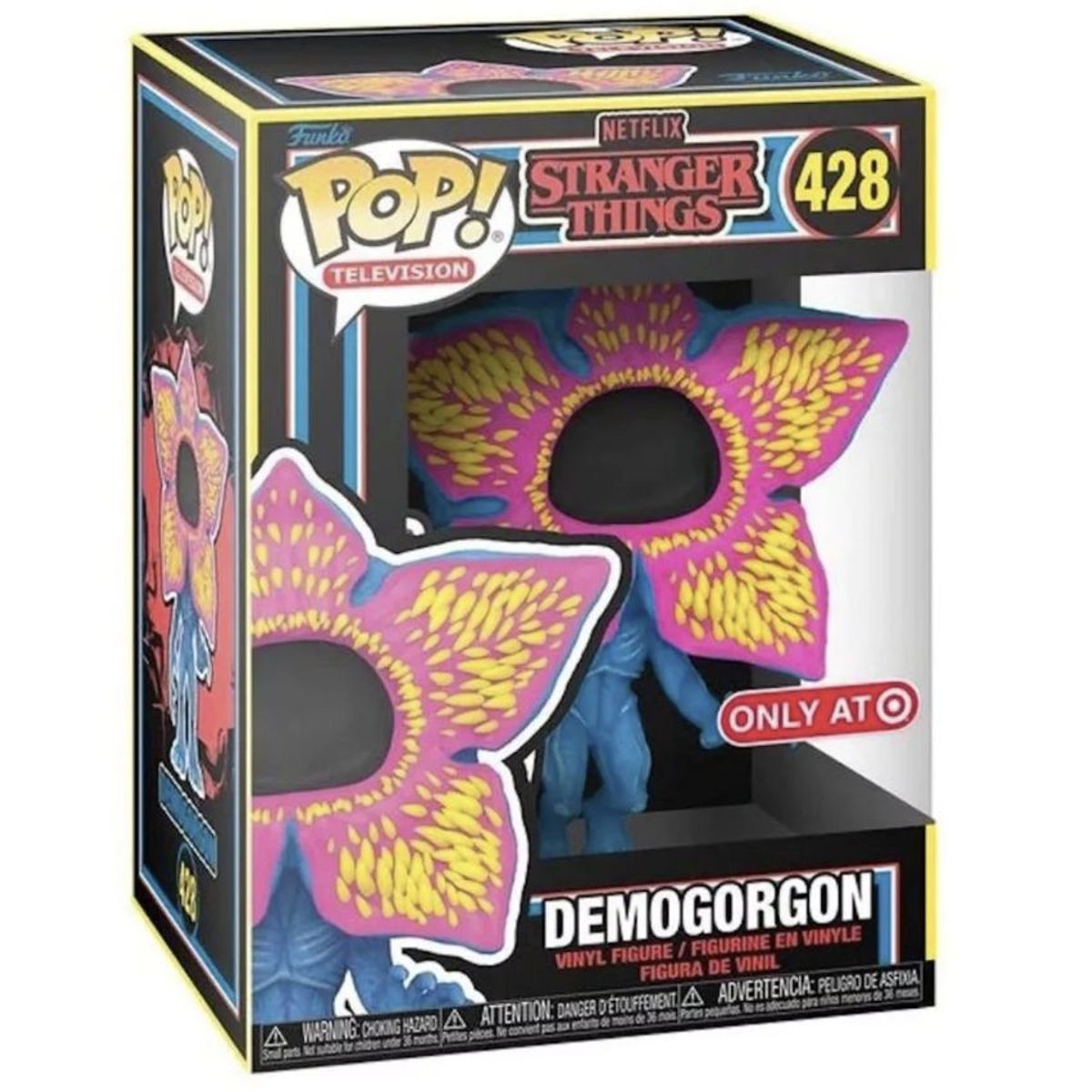 FUNKO - Demogorgon Black Light Funko Pop 428 Stranger Things Target
