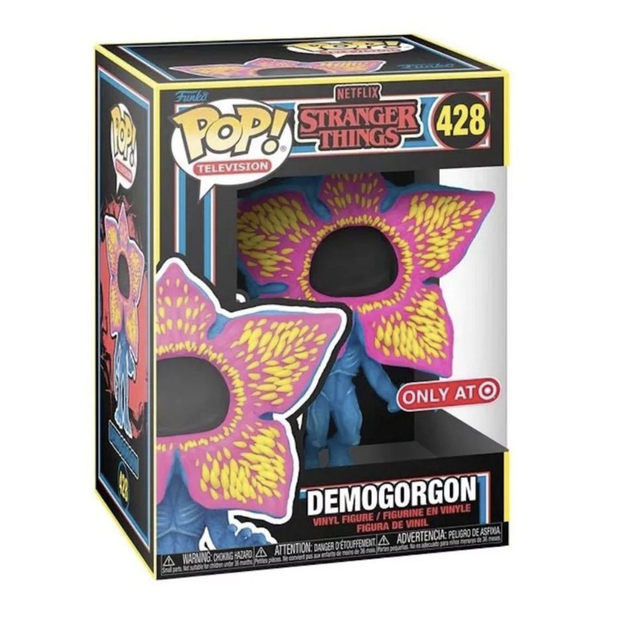 FUNKO - Demogorgon Black Light Funko Pop 428 Stranger Things Target
