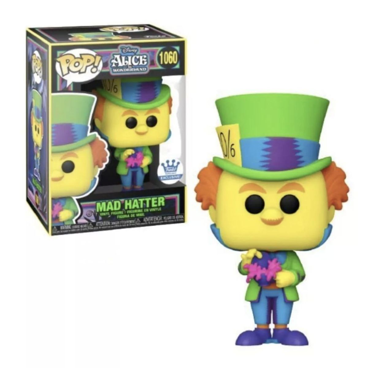 FUNKO - Mad Hatter Funko Pop Blacklight 1060 Alicia Exclusivo