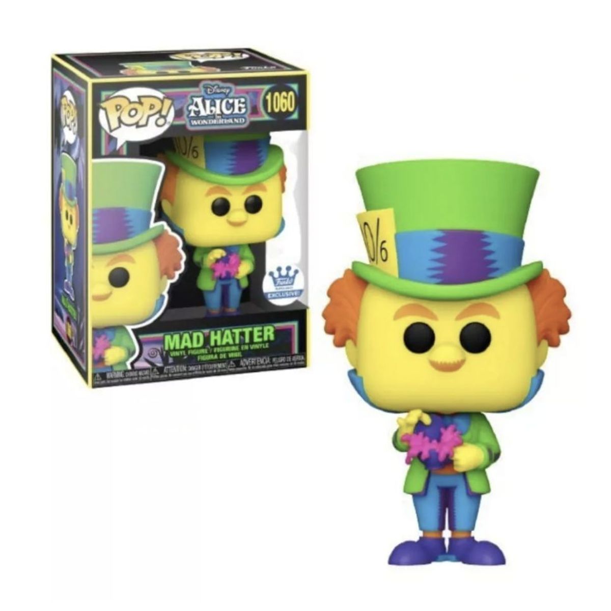 FUNKO - Mad Hatter Funko Pop Blacklight 1060 Alicia Exclusivo