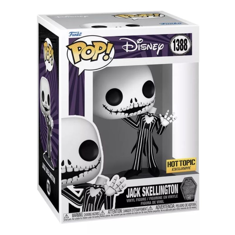 FUNKO - Jack Skellington Funko Pop 1388 Exclusivo Extraño Mundo Jack