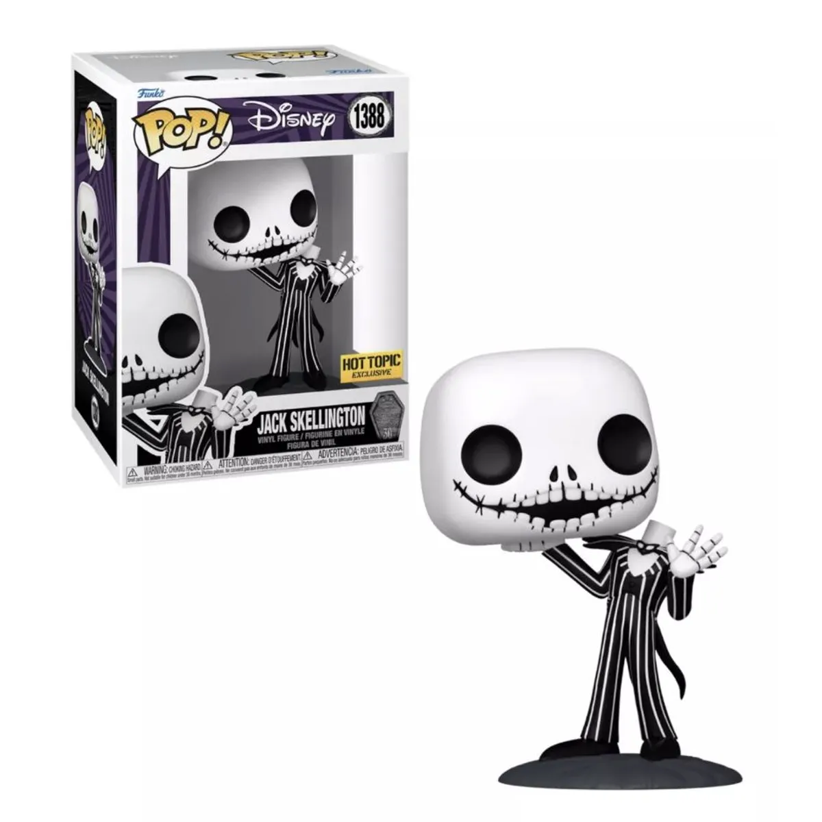FUNKO - Jack Skellington Funko Pop 1388 Exclusivo Extraño Mundo Jack