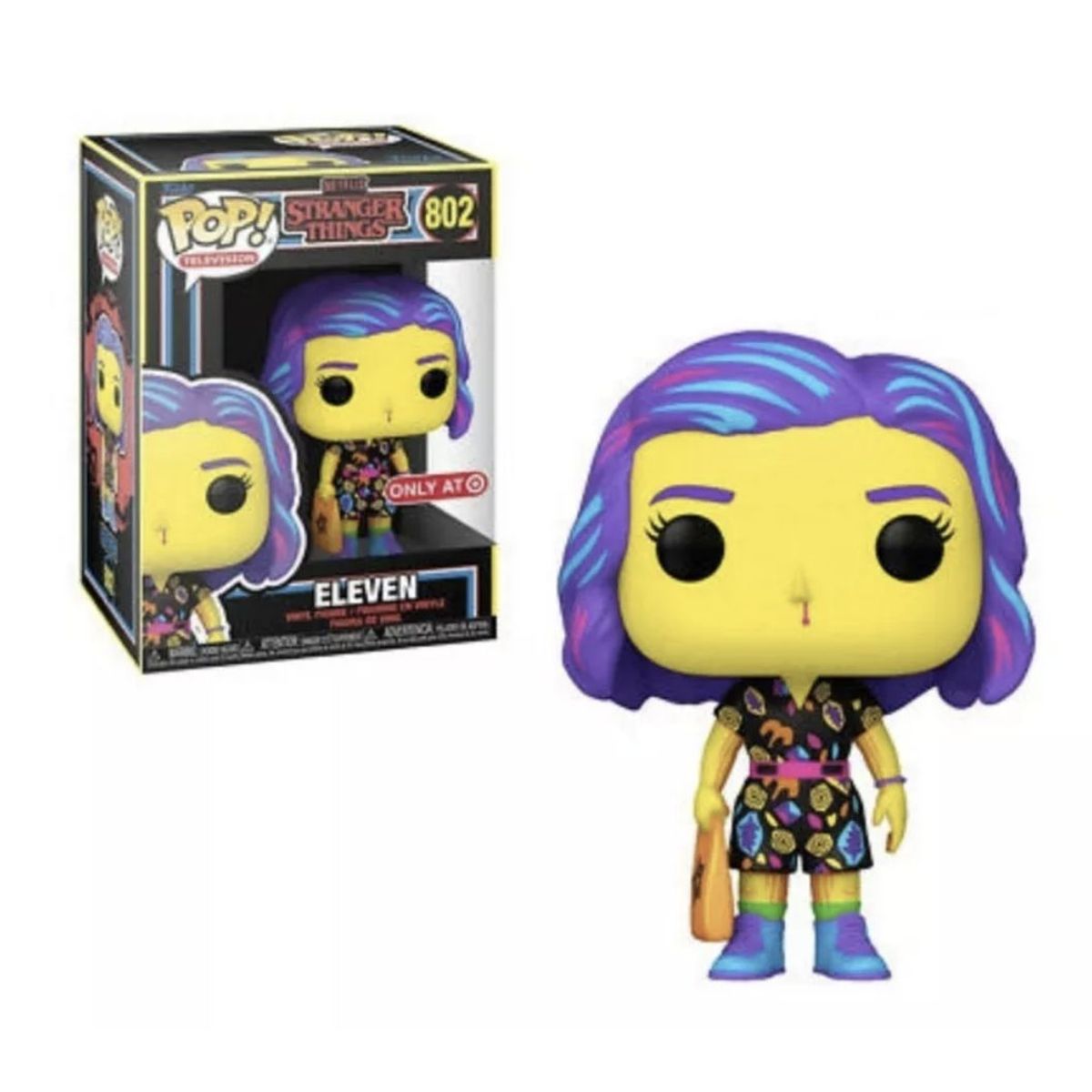 FUNKO - Eleven Black Light Funko Pop 802 Stranger Things Target