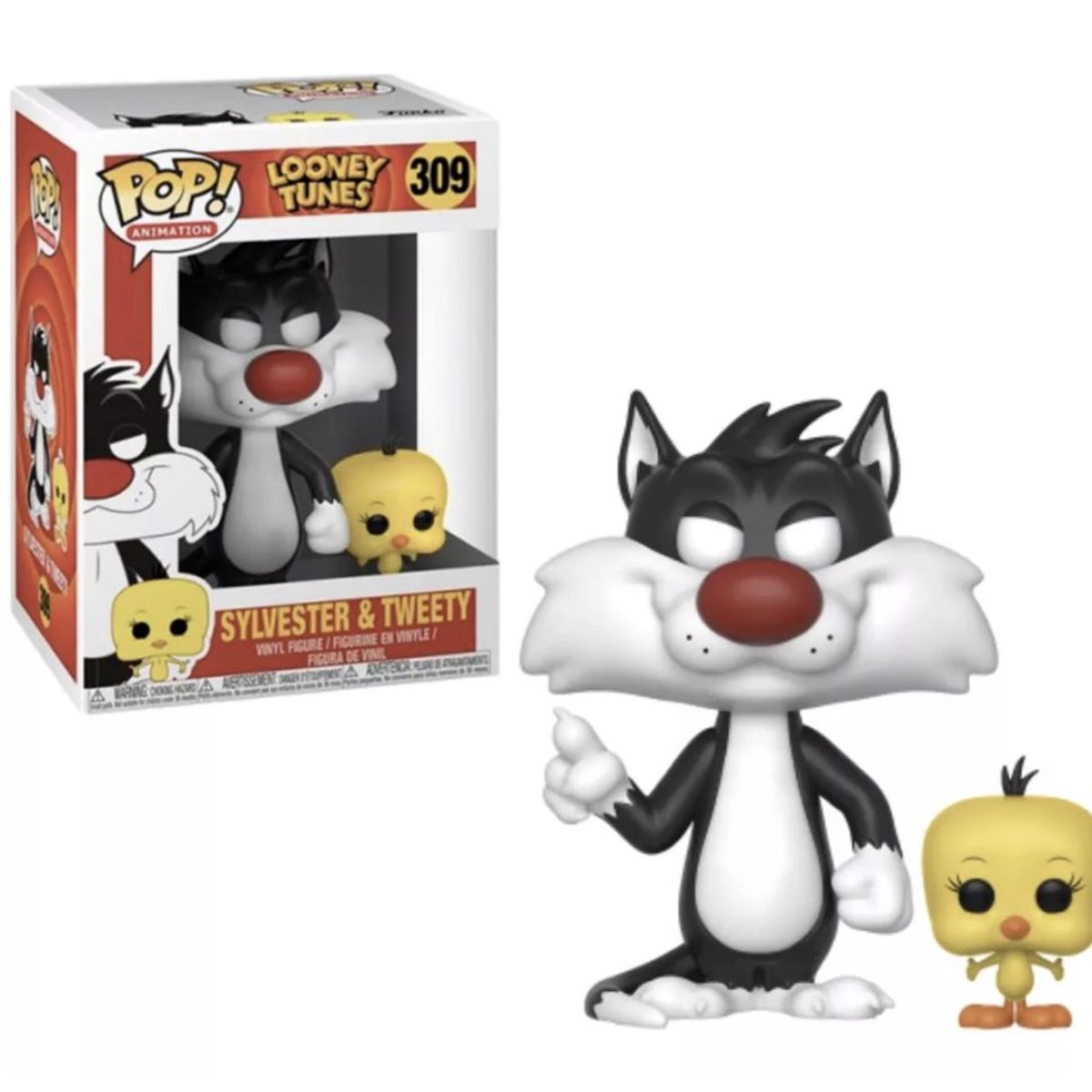 FUNKO - Silvestre Y Piolin Funko Pop 309 Looney Tunes Original