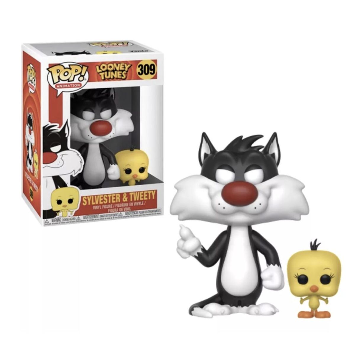 FUNKO - Silvestre Y Piolin Funko Pop 309 Looney Tunes Original