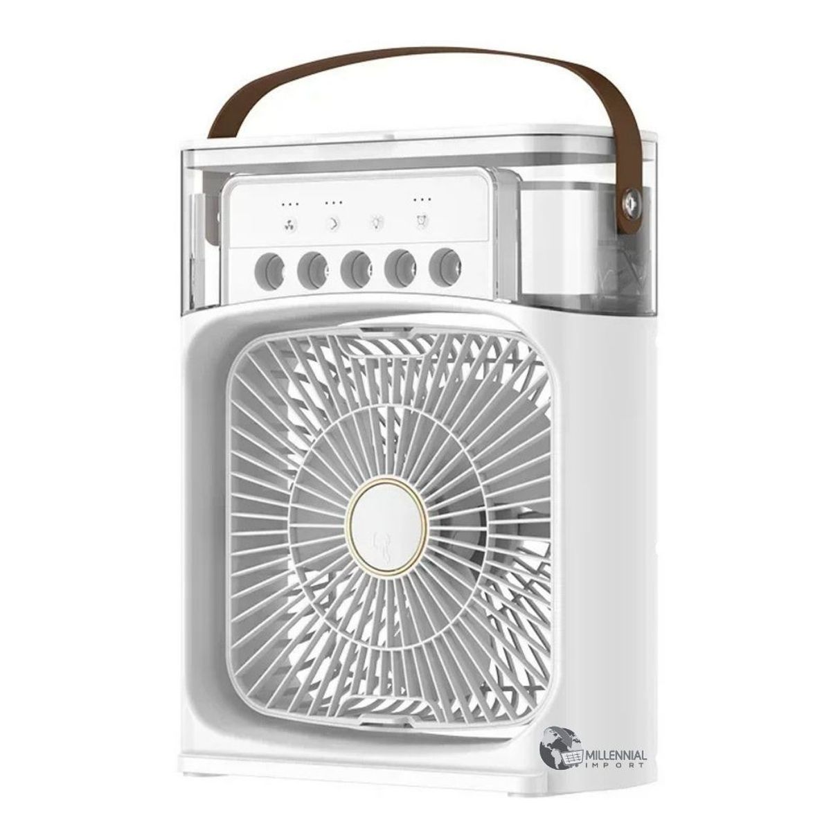 GENERICO - Mini Aire Acondicionado Enfriador Ventilador Portátil Auto Oficina