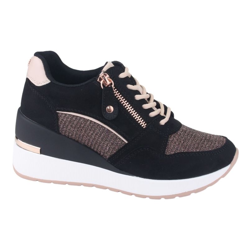CHALADA - Zapatillas Mujer Negro Urbano Chalada Bolden-5