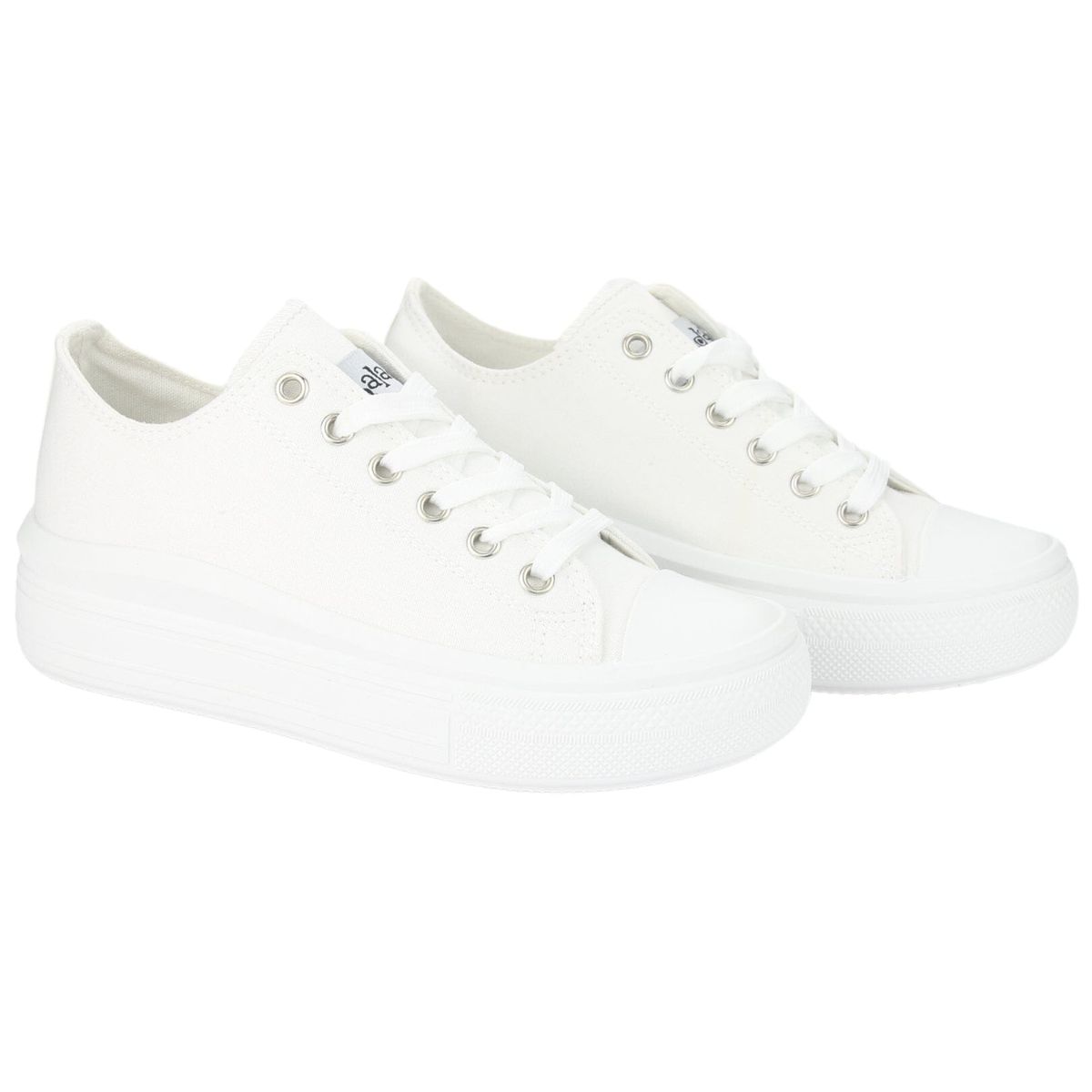 CHALADA - Zapatillas Mujer Blanco Plataforma Chalada Clu-10