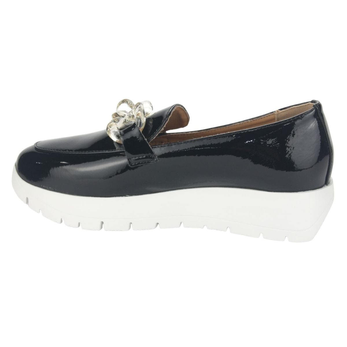CHALADA - Mocasin Mujer Negro Casual Chalada Wonder-1