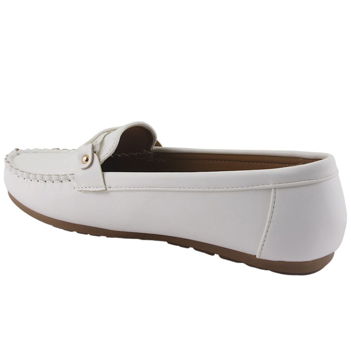 CHALADA - Mocasin Mujer Blanco Plano Chalada Cusco-30
