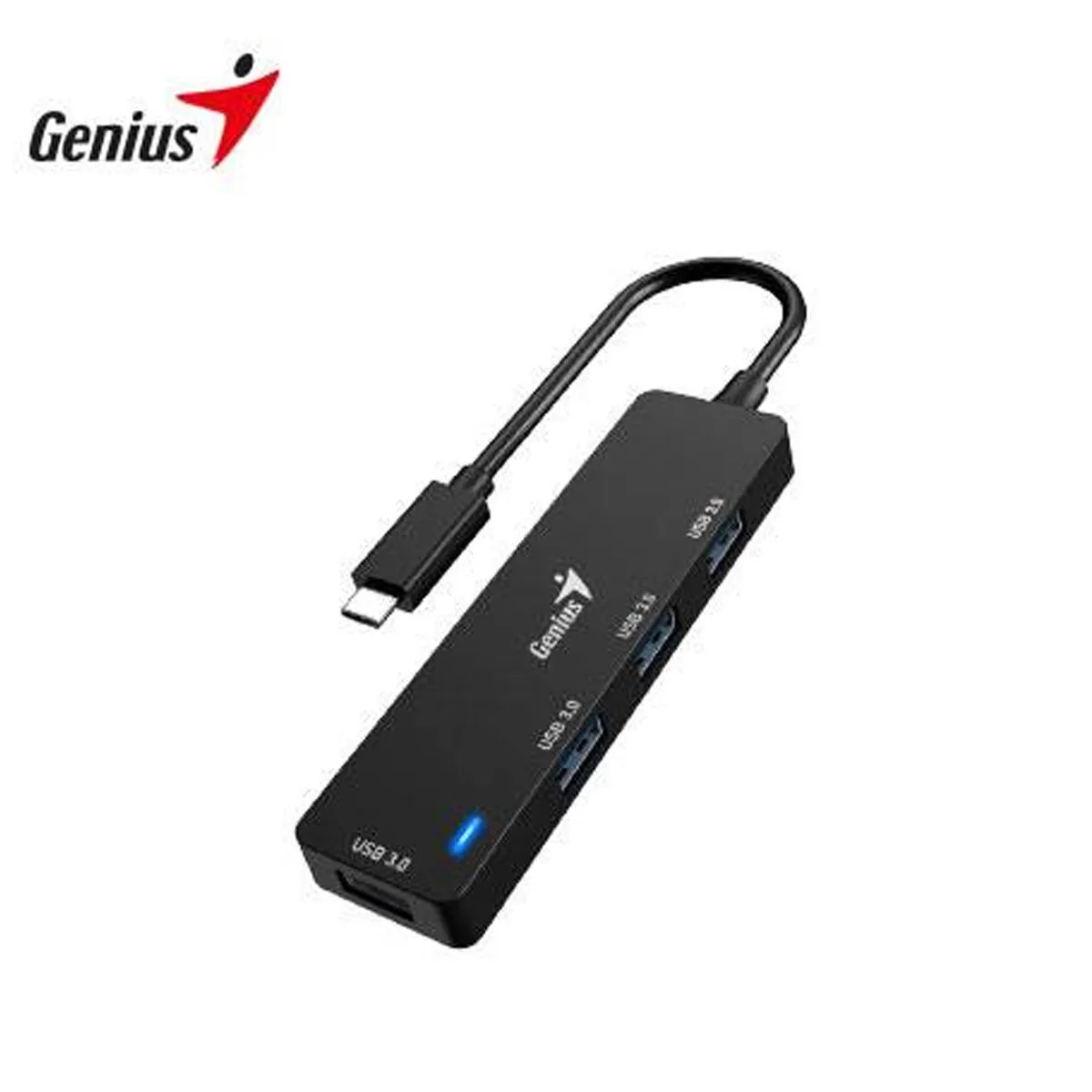 GENIUS - Hub Usb C Genius Uh 400 Negro
