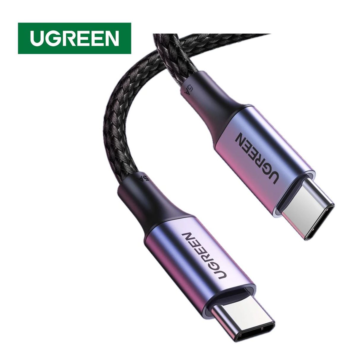 UGREEN - Cable de Carga Tipo C a Tipo C 15m - UGREEN - Negro