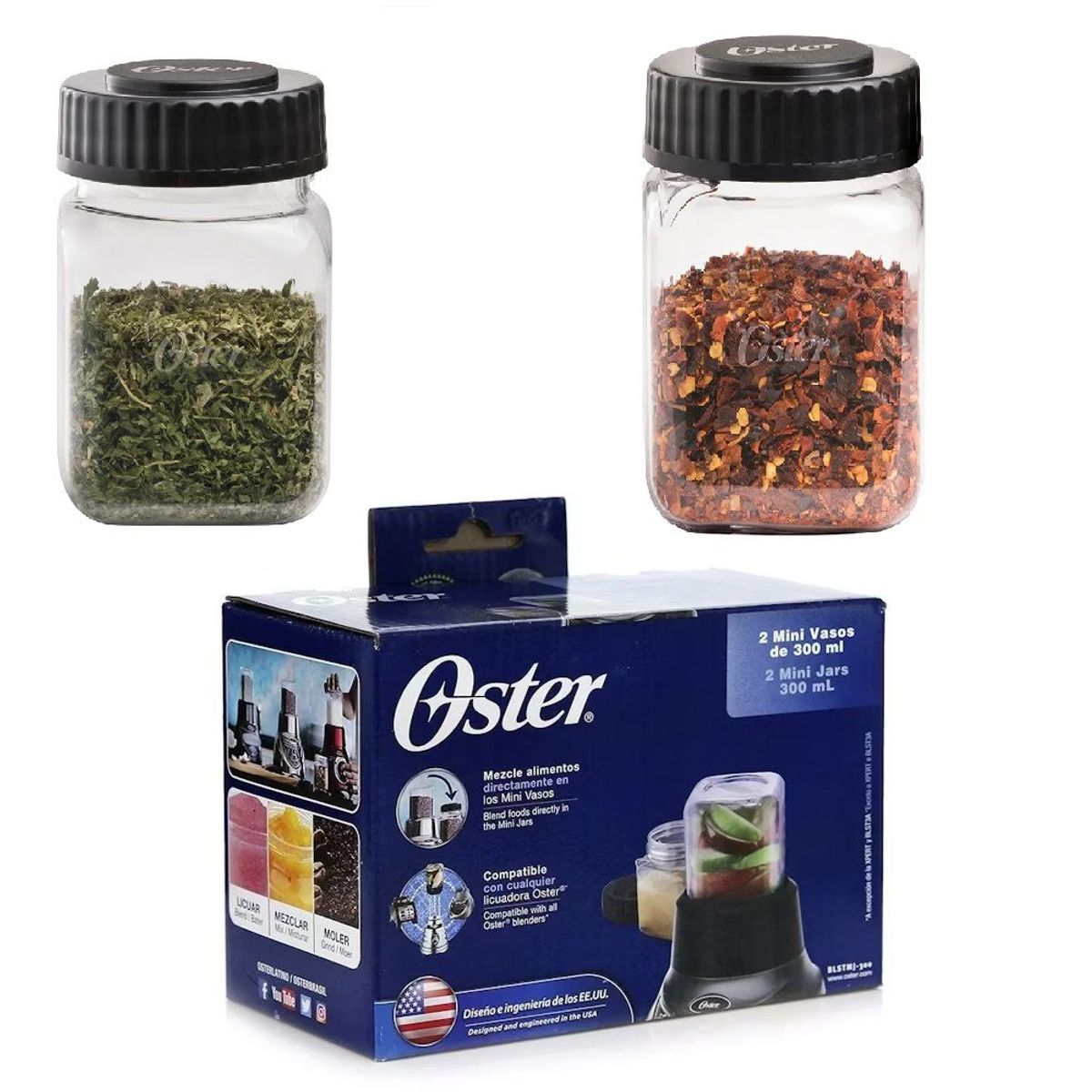 OSTER - Repuestos Oster 2 mini jarras de 300ml blstmj300