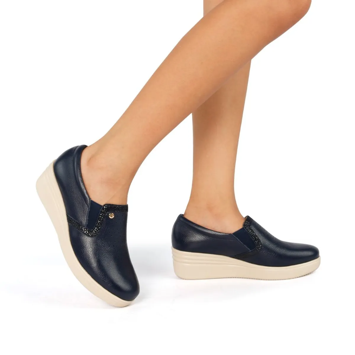 PAR&SS - Zapato Casual De Cuero Para Mujer Par&ss KA24-ROSA