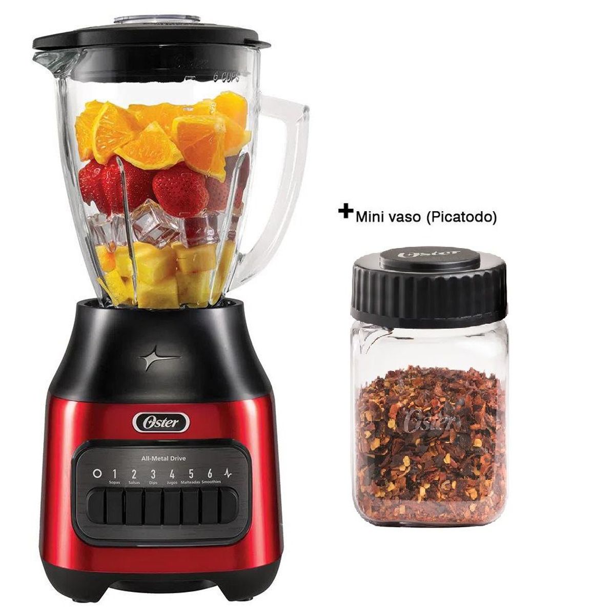 OSTER - Licuadora 1.5L Oster BLSTPEG-CPB 6 Velocidades