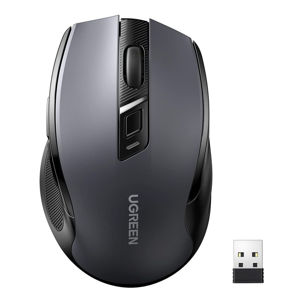 UGREEN - Mouse Ergonómico Wireless 2.4ghz Ugreen 4000 Dpi Mu006 Win Mac - 90545