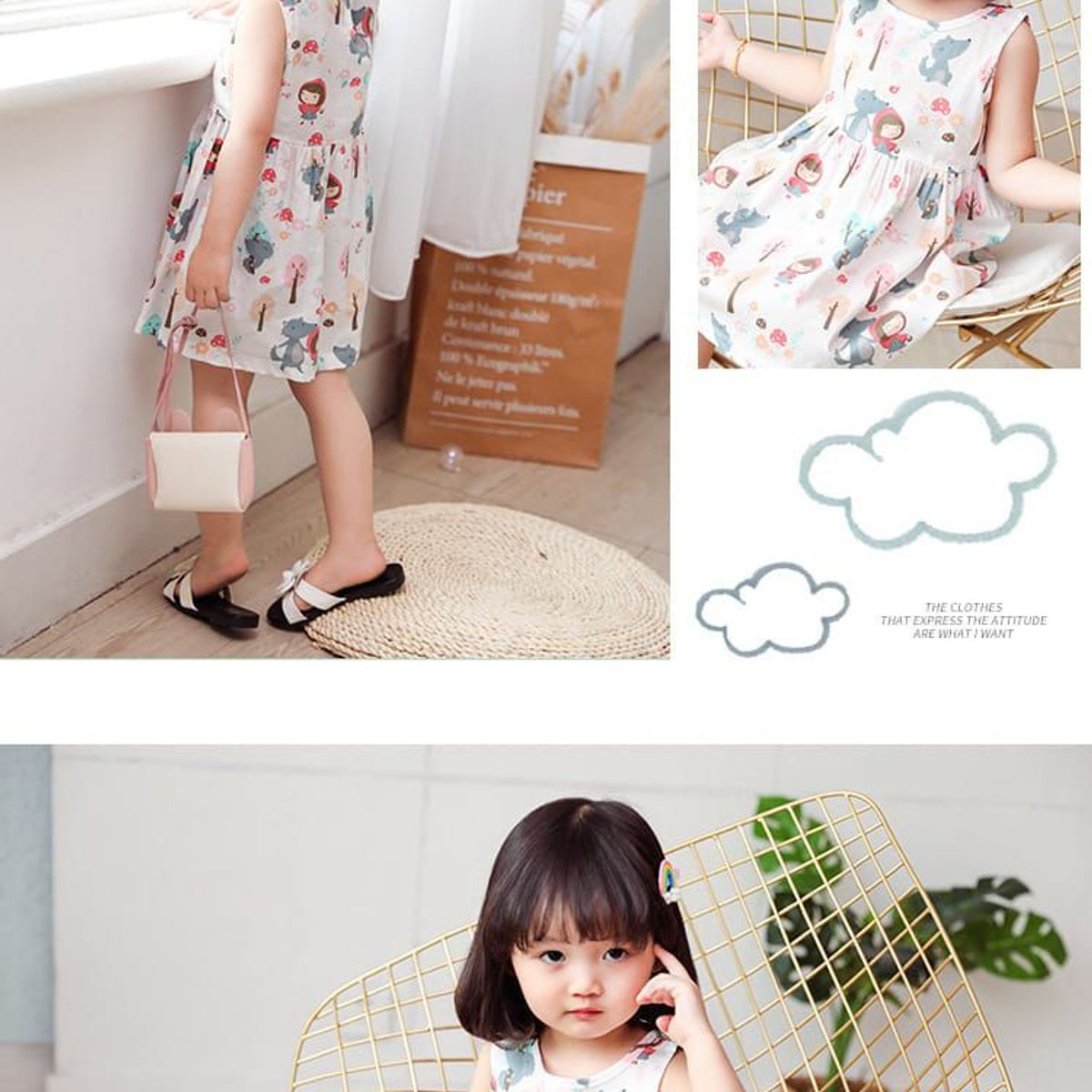 GENERICO - Vestido de Algodón NIÑA