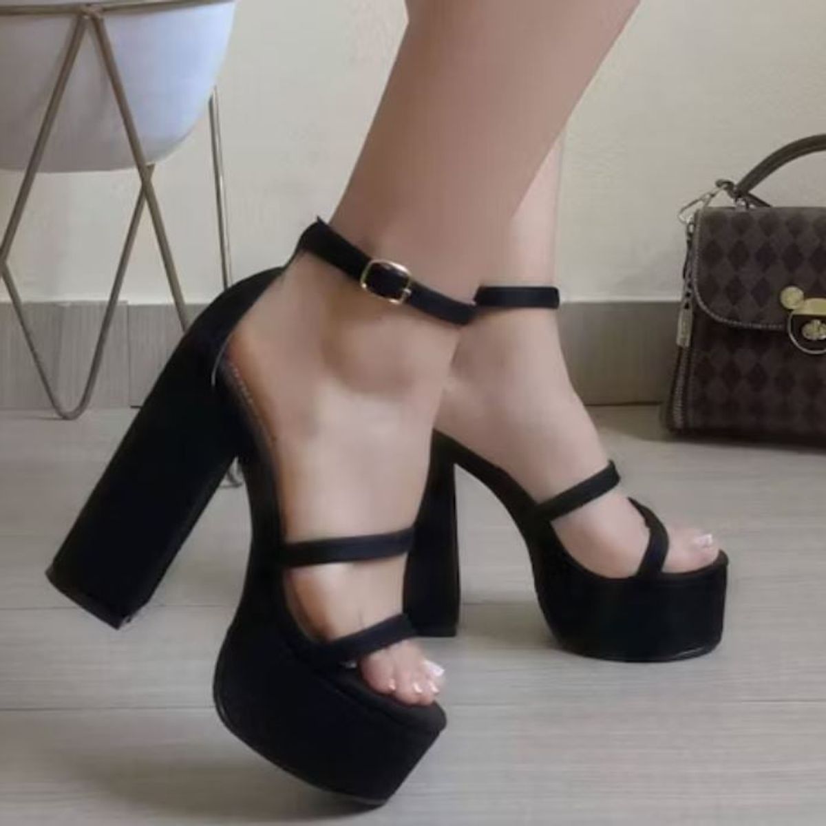 GENERICO - 2086L-75 Sandalia Para Dama Sofia Gala Color Negro