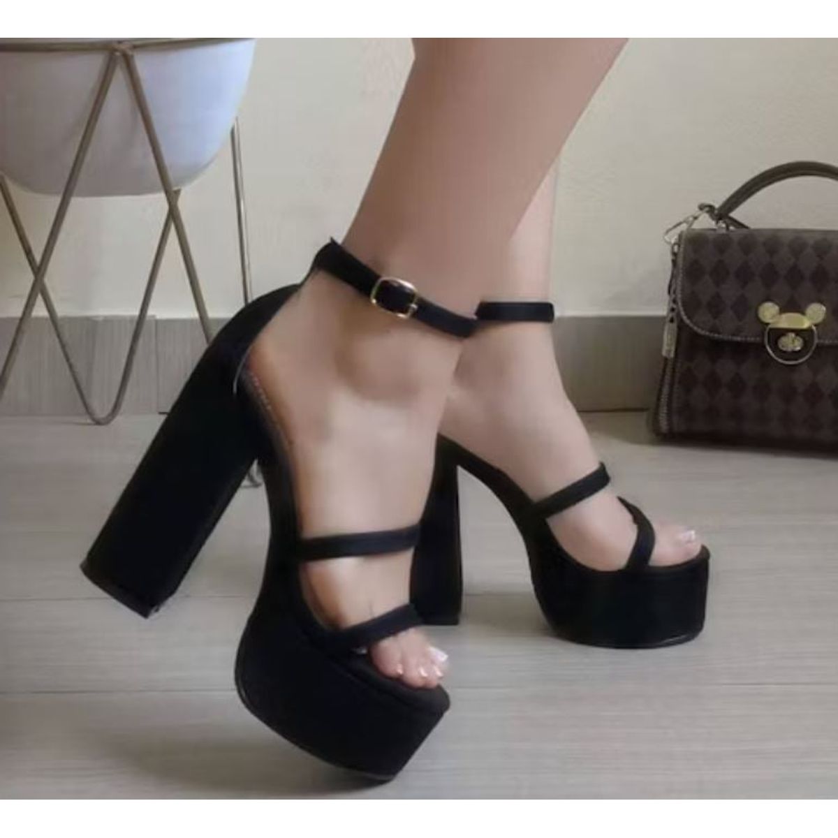 GENERICO - 2086L-75 Sandalia Para Dama Sofia Gala Color Negro