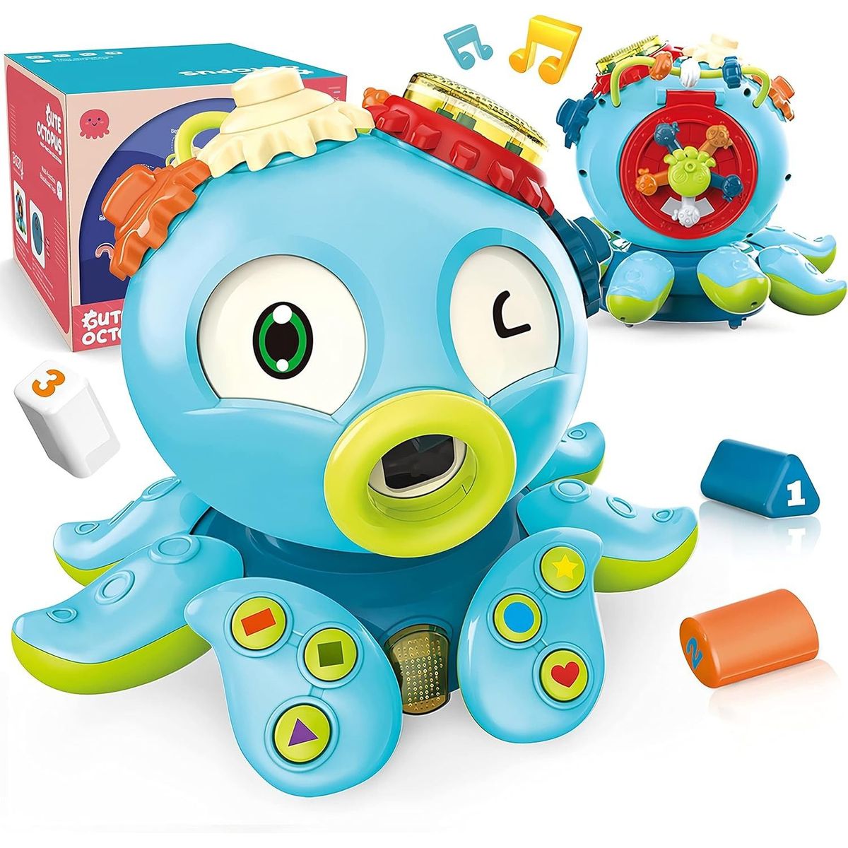 GENERICO - PULPO EDUCATIVO MULTIFUNCIONAL MUSICAL