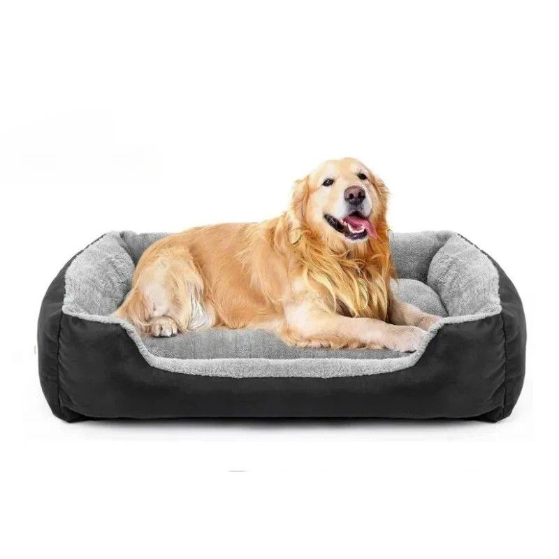 NACIONAL - CAMA PARA PERROS ANTIALÉRGICA TALLA L PLOMO LAVABLE