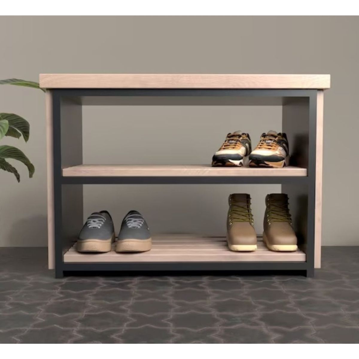 GENERICO - Zapatera Premium Armado Arquímedes Bicolor - Gaudi