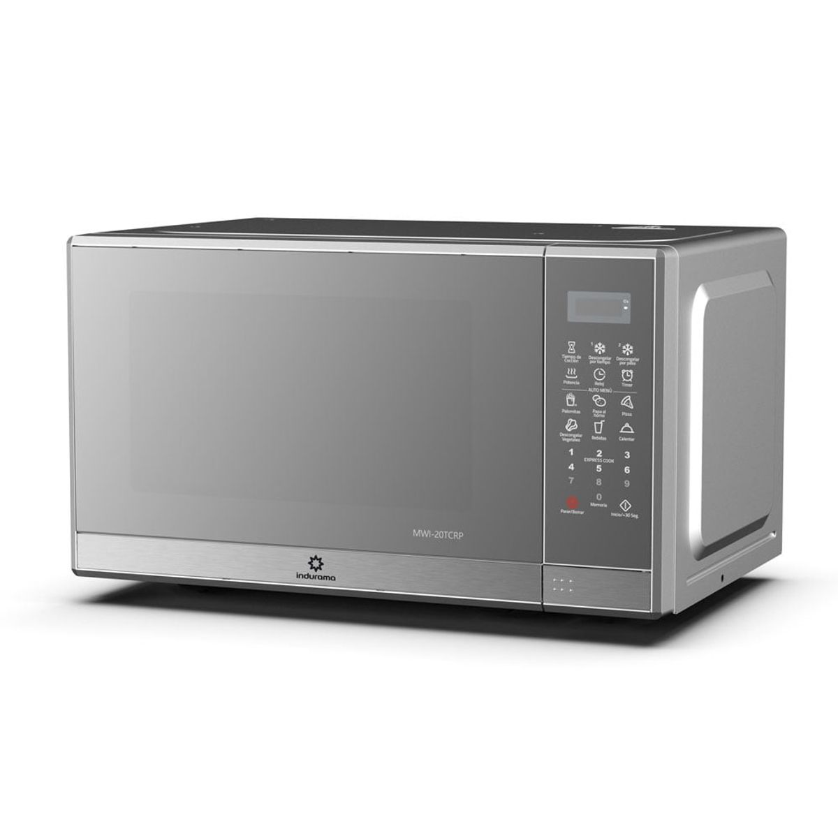 INDURAMA - Horno microondas Indurama mwi-20tcrp 20 litros croma.