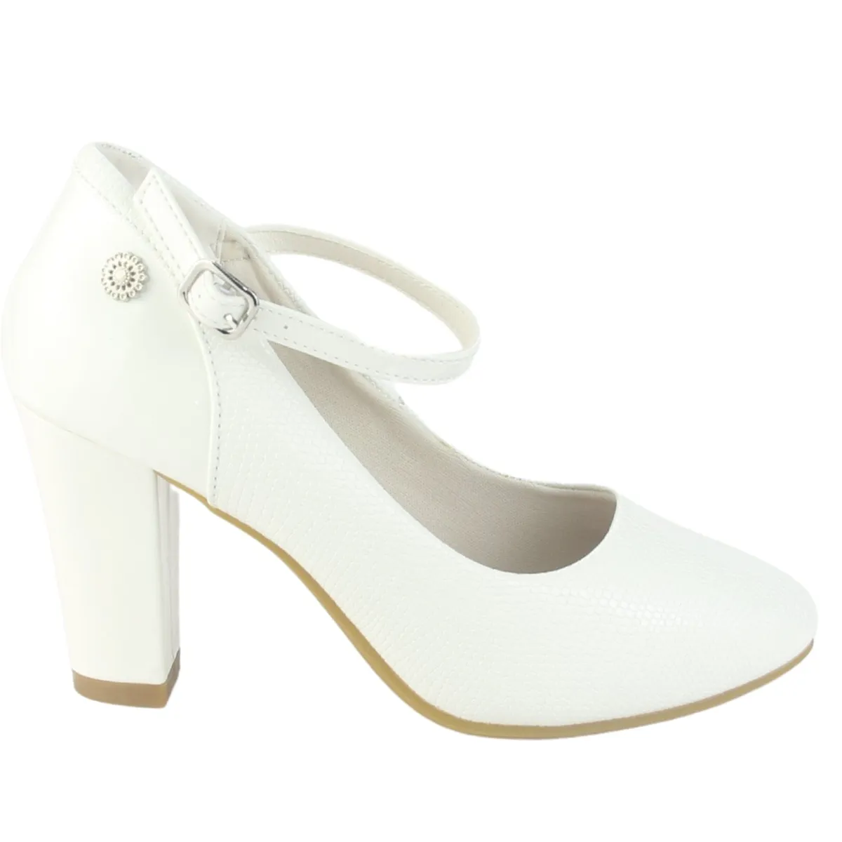 CHALADA - Zapato Mujer Blanco Formal Chalada Cobna-2