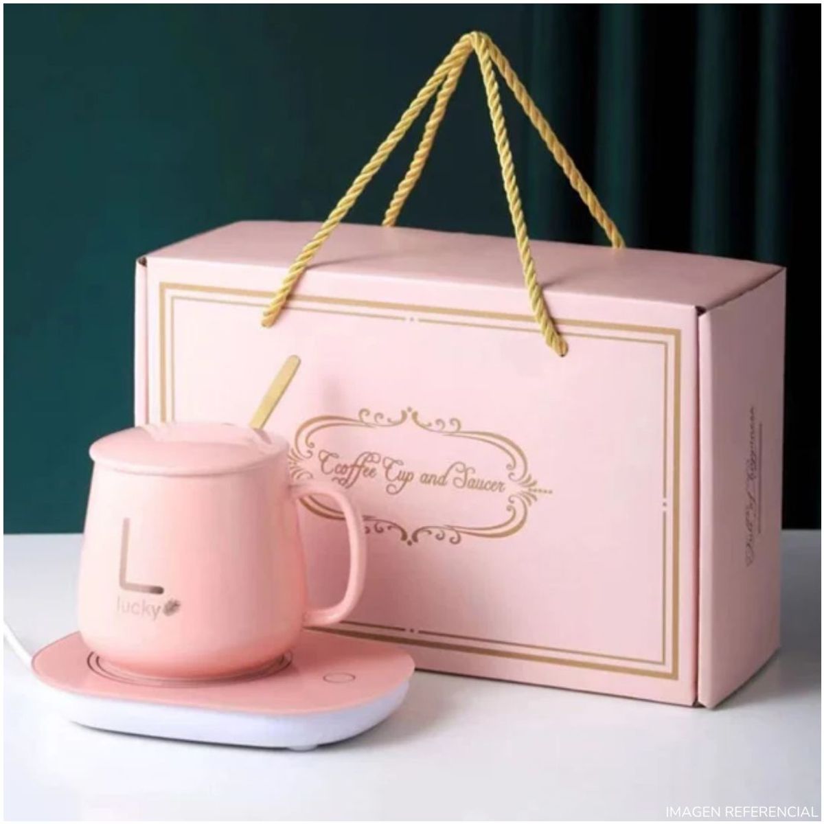 INSPIRA MARKET - Taza con Calentador Eléctrico Inteligente KIT