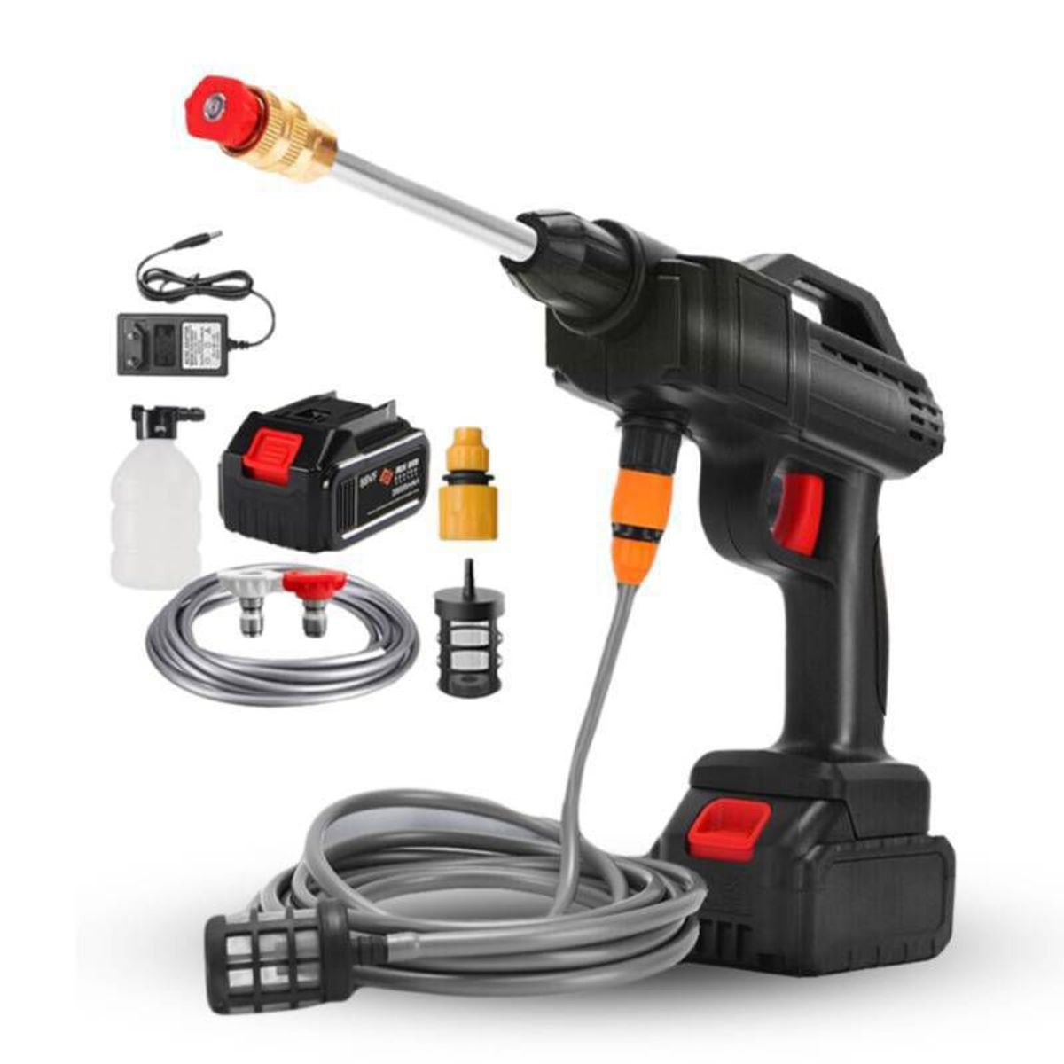 OEM - Hidrolavadora 48V Alta Presion Inalambrica Hidrojet Lavado