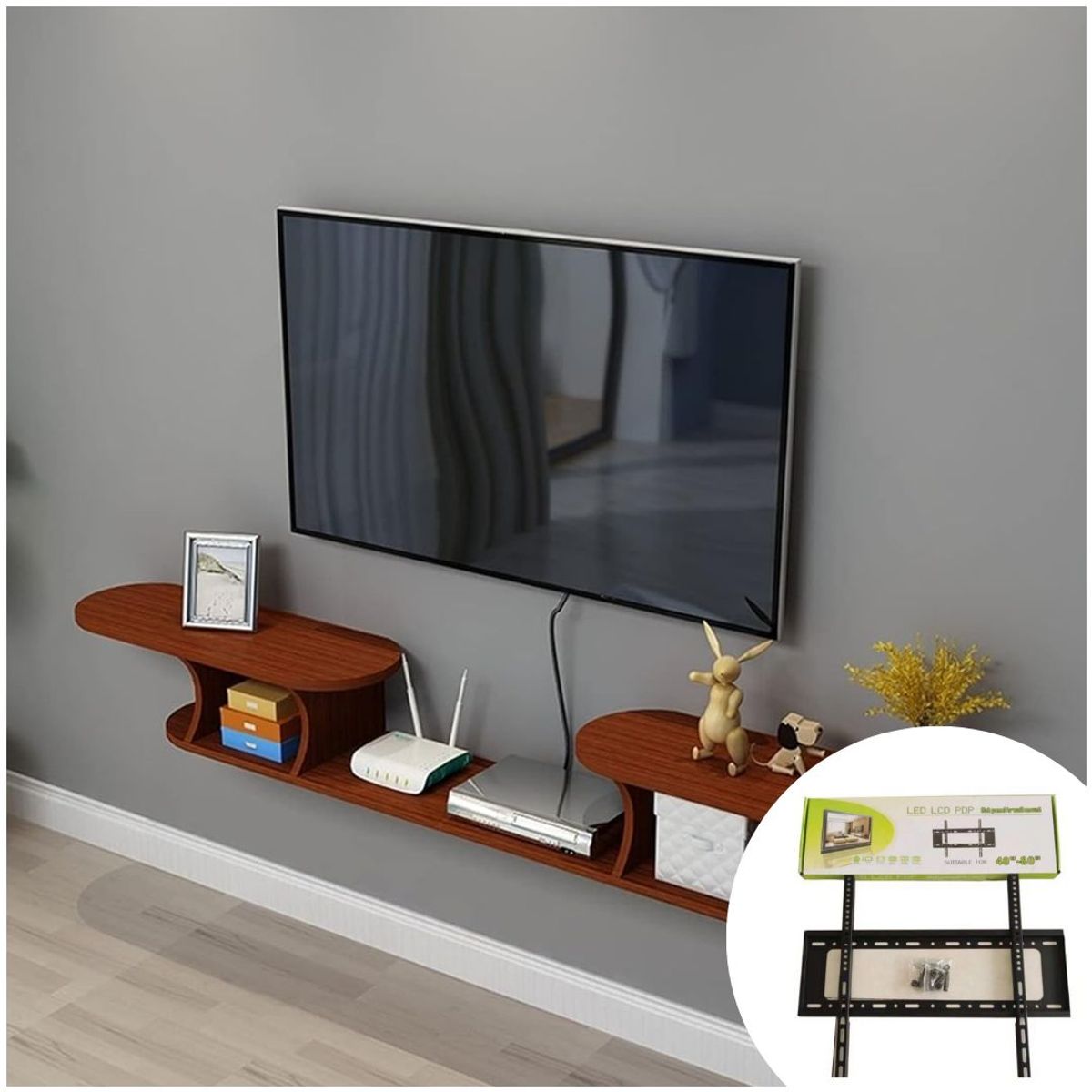 INSPIRA MARKET - Rack para televisor 40’’ a 80’’