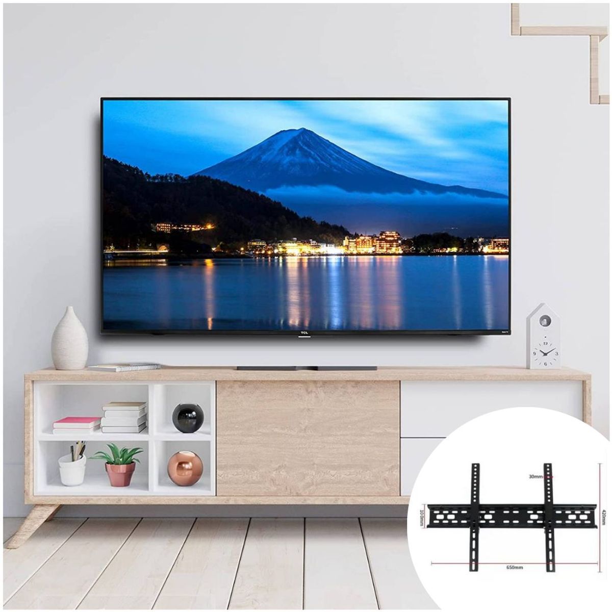INSPIRA MARKET - Rack para televisor 32’’ a 70’’