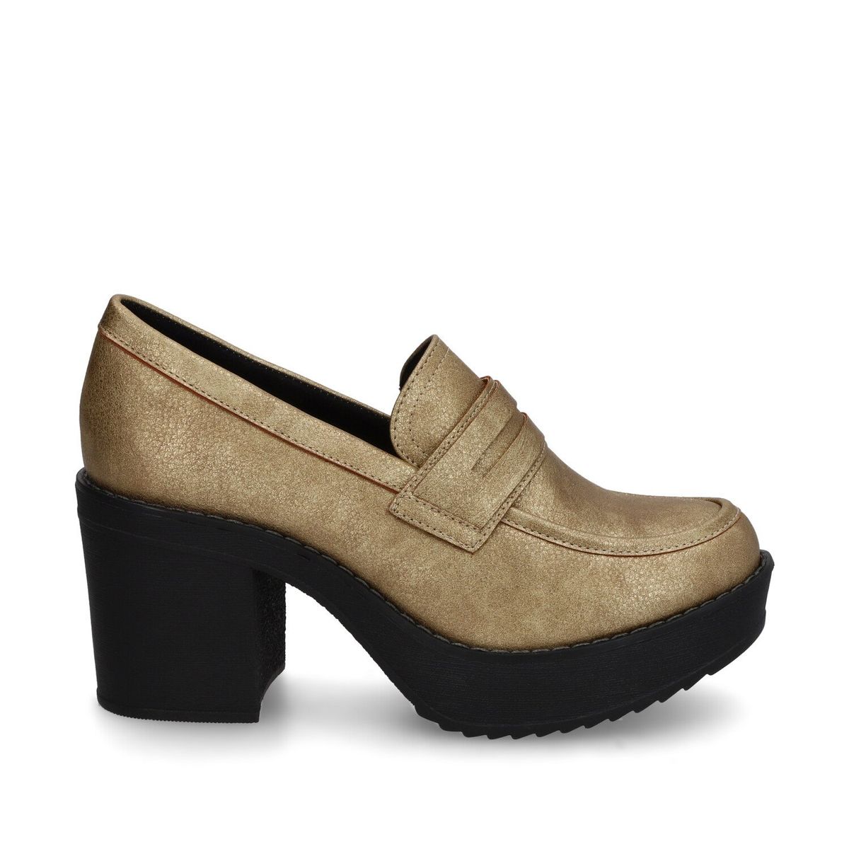 GOTTA - Zapato Taco Dorado Mujer 13503 Gotta