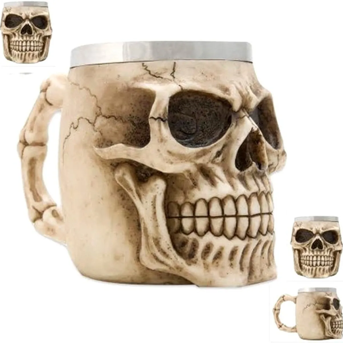 GENERICO - Taza en forma de cráneo