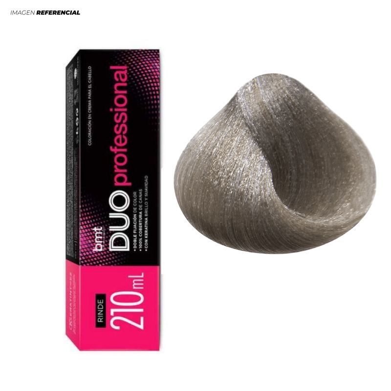 GENERICO - BMT Duo Professional Tinte 91 Rubio Muy Claro Cenizo