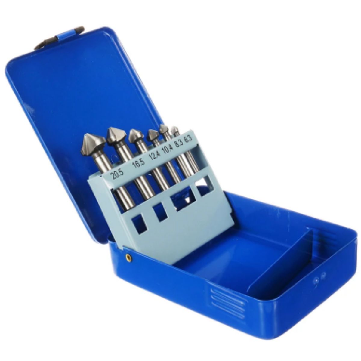 GENERICO - Set 6 Brocas Avellanadoras de 90° para Cabezas de Tornillo