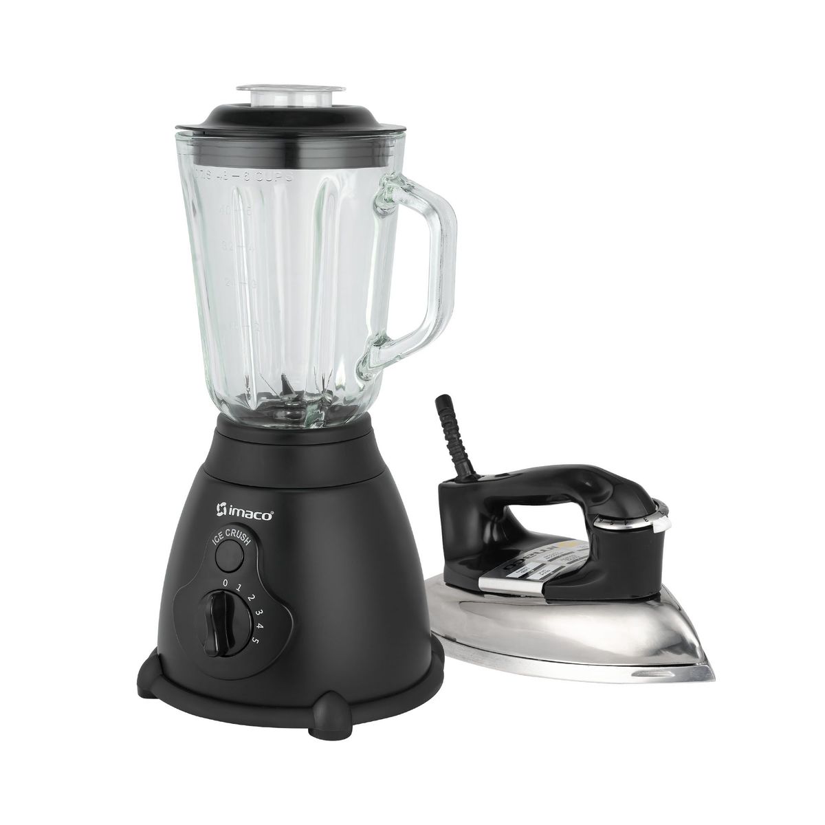 IMACO - Combo Licuadora 15Lts + Plancha Seca pesada Vintage I1700 Imaco