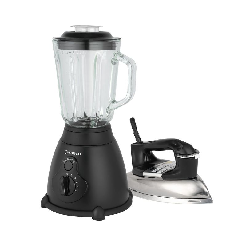 IMACO - Combo Licuadora 15Lts + Plancha Seca pesada Vintage I1700 Imaco