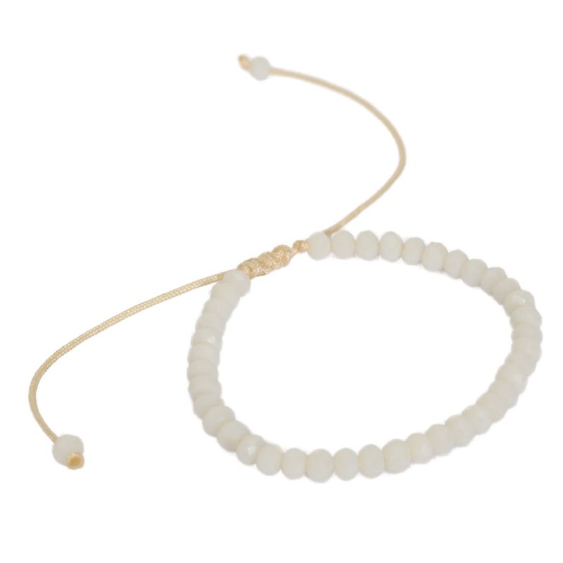 GENERICO - Pulsera de hilo con piedra Murano artesanal