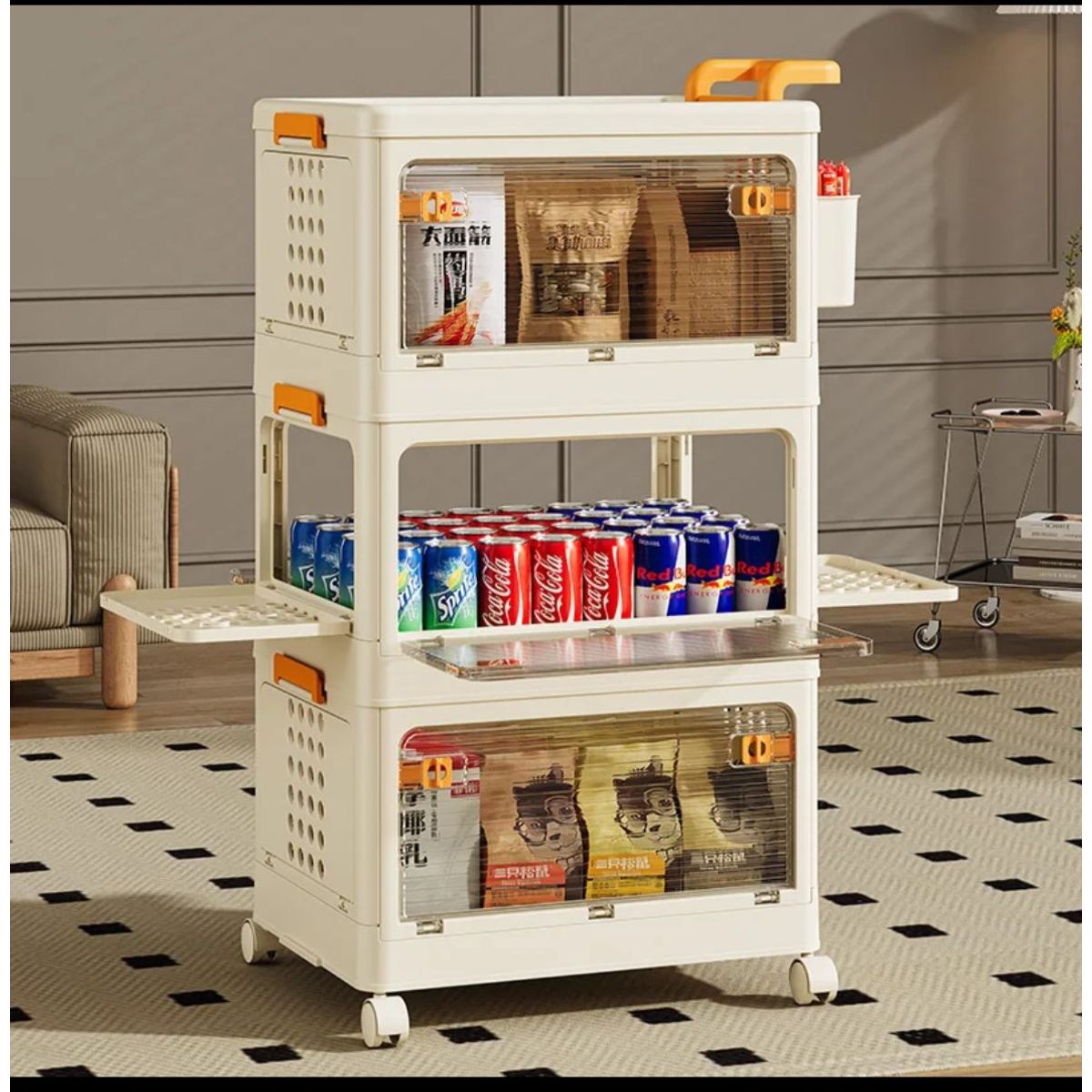 GENERICO - GABINETE DE ALMACENAMIENTO MULTIFUNCIONAL DE  4 PISOS