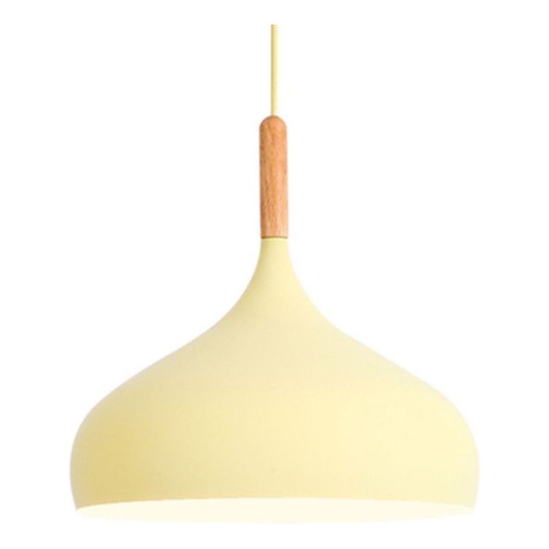 HOME NEAT - Lámpara colgante Moderna araña  Ø24cm Macaron color Amarillo