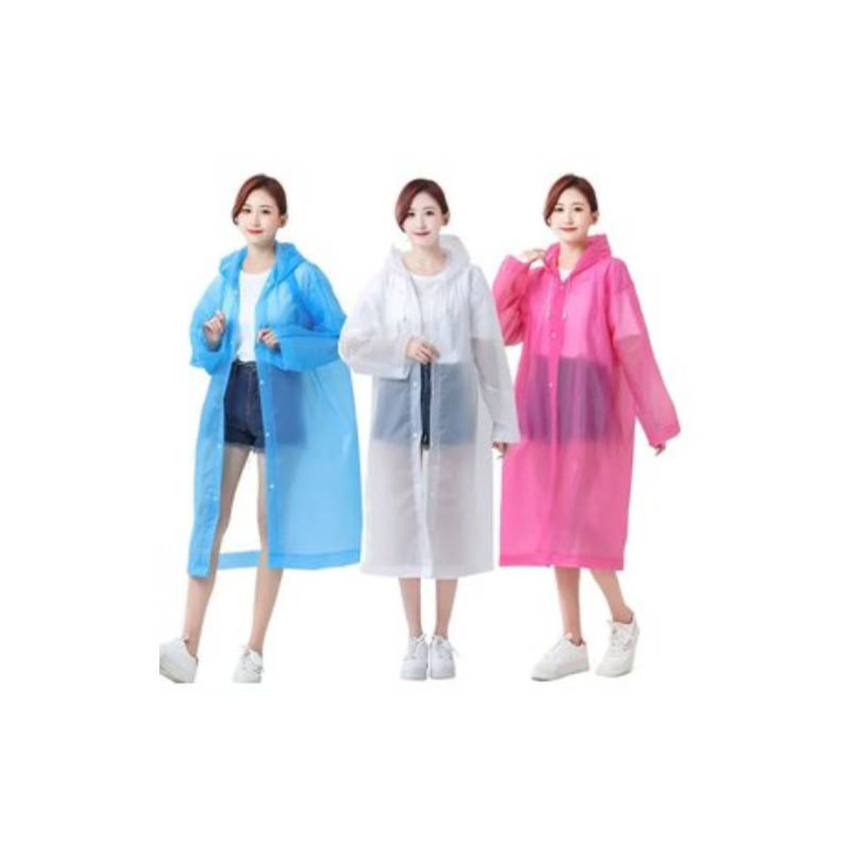 OEM - Poncho Reutilizable Impermeable para la Lluvia de EVA Unisex