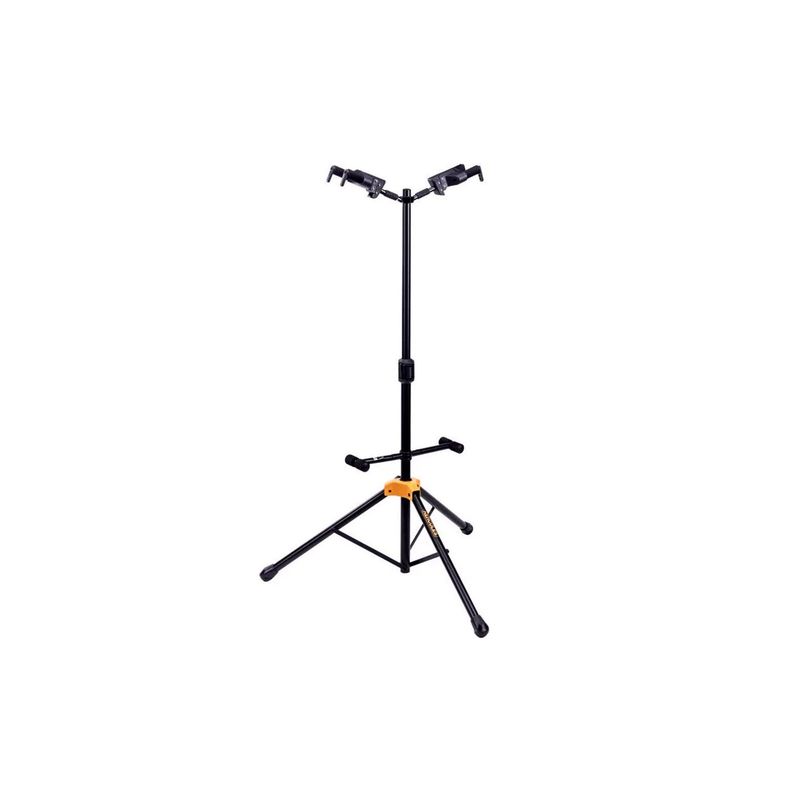 HERCULES - Soporte Doble para Guitarra o Bajo Hercules GS422B PLUS