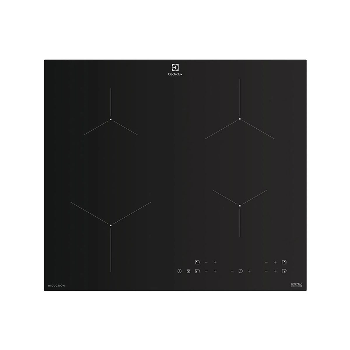 ELECTROLUX - Encimera Empotrable 4 Zonas Electrolux ETII60F7EOB Negro