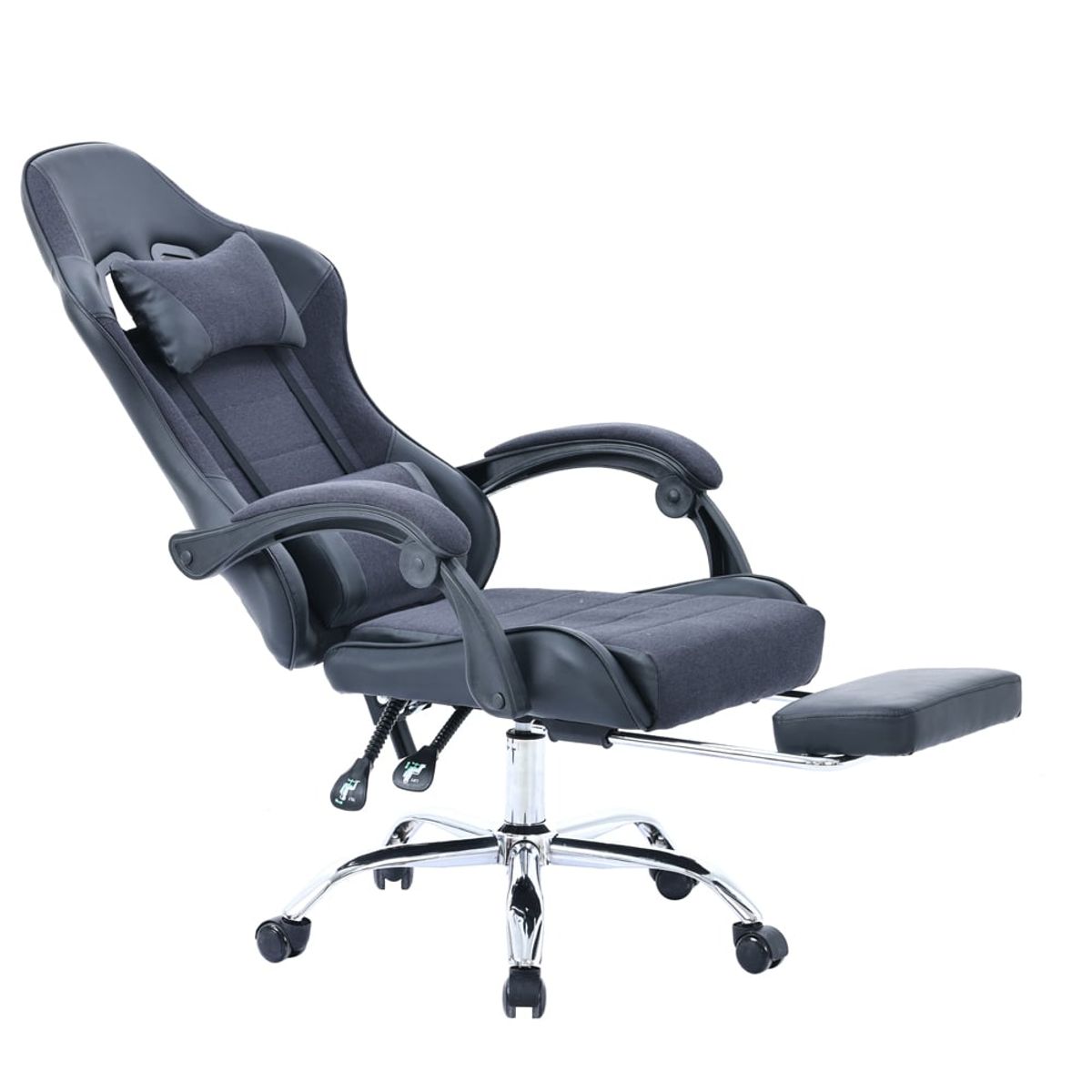 GENERICO - Silla Gamer Ergonómica Reclinable 135° con Reposapies GC-2221T