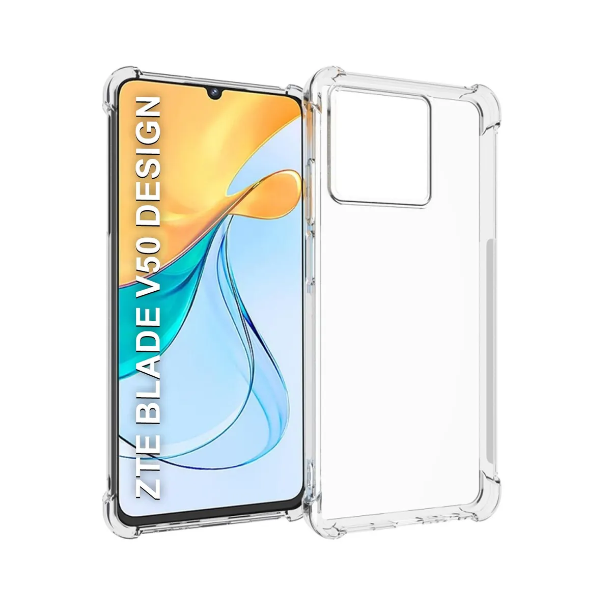 GENERICO - Funda Case ZTE BLADE V50 DESIGN 4G - TRANSPARENTE ANTI IMPACTO