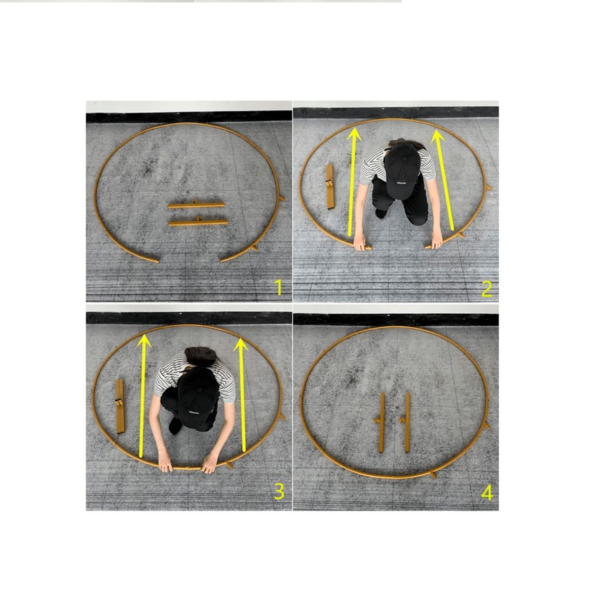 GENERICO - Soporte Circular Metal 2mts Aprox