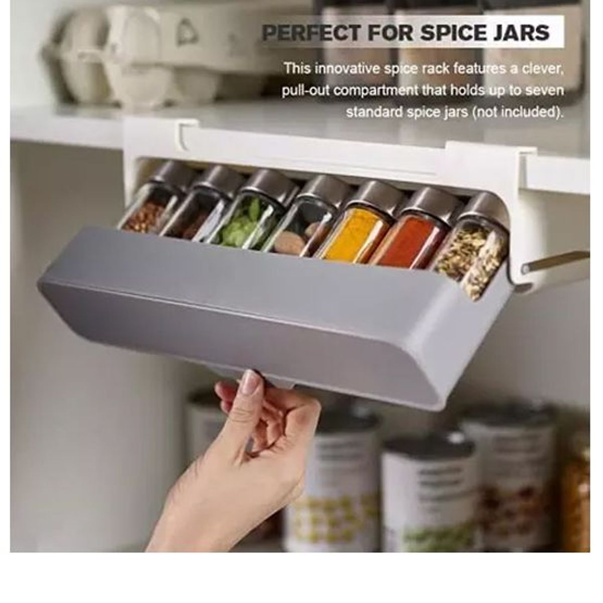 GENERICO - Organizador De Especias Condimenteros Giratorio Bajo Estante