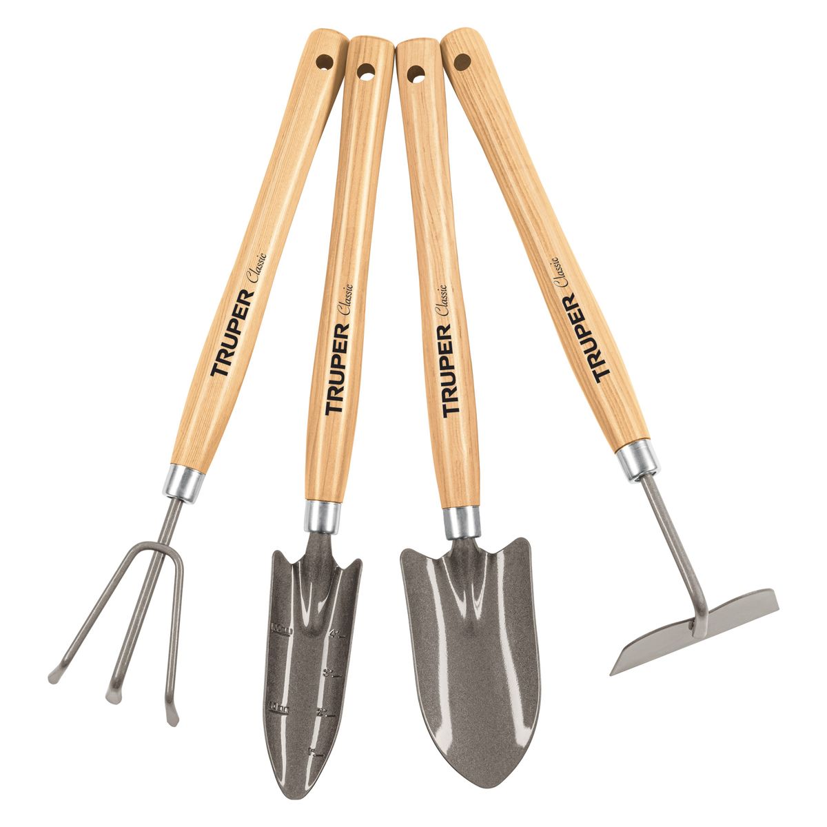 TRUPER - Juego de 4 herramientas de 15" para jardín COD 15040 Truper